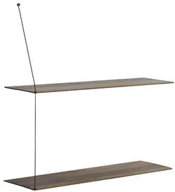 Woud Stedge Hylle Røkt Eik 80 Cm