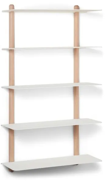 Gejst Nivo Hylle Stor E Lys Eik/Hvit